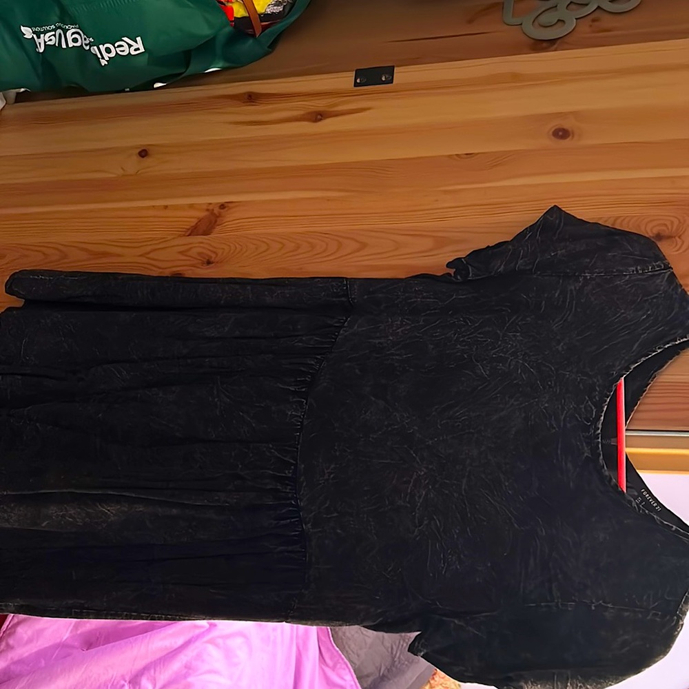 Grey Babydoll Dress